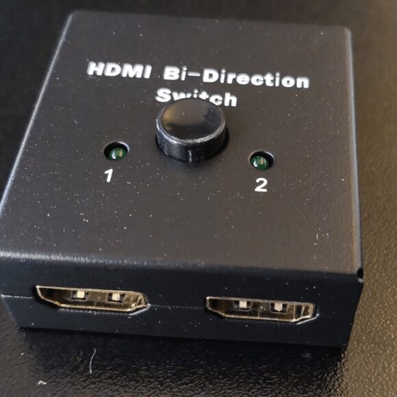 HDMI Bi-Direction Switch Video Adapter for Monitors, PC, Display TV. Switch BTN - Picture 2 of 4